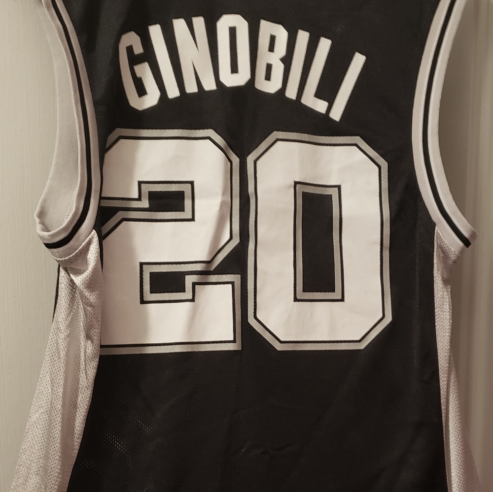 San Antonio Spurs basketball jersey-Manu Ginobili